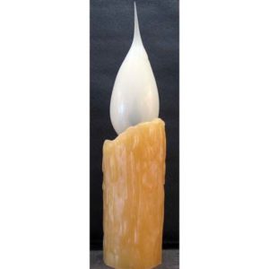 Resin Iron Candle 4" Large